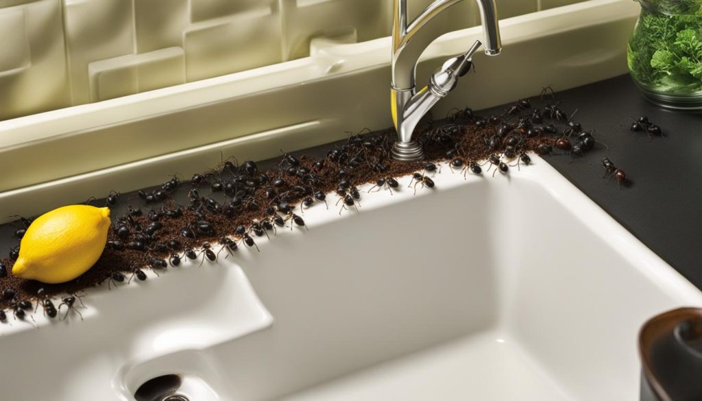 natural ant control for kitchen sink