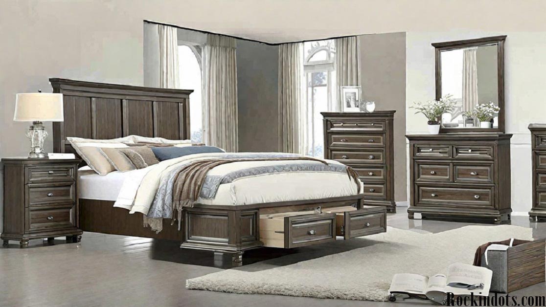 Cherry wood bedroom furniture-